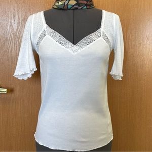 Free people, V-neck tee size S
